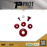 Snell Visor Mounting Kit for Pro1 Helmet - Red