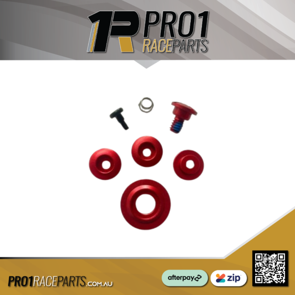 Snell Visor Mounting Kit for Pro1 Helmet - Red