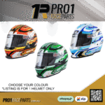 Zamp Youth Graphic Helmets | R2-42Y | Size 54cm | SNELL CMR2016 | NO FREE POST*