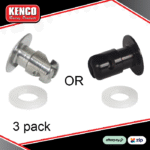 DZUS Quarter Turn - Undercut - 3 Pack - Both