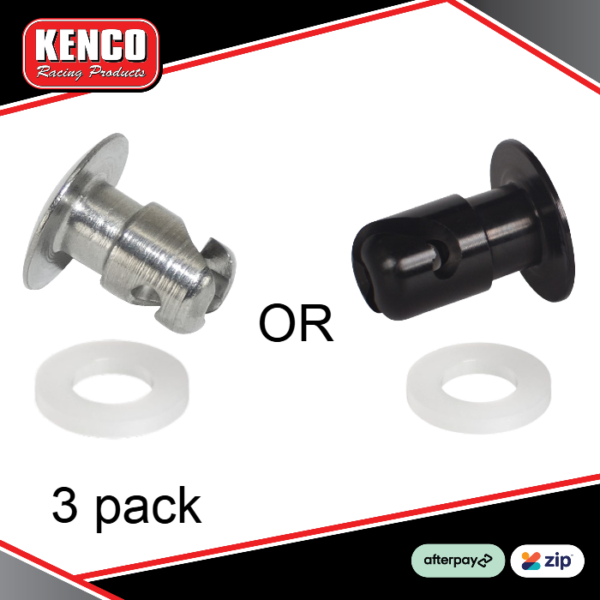 DZUS Quarter Turn - Undercut - 3 Pack - Both