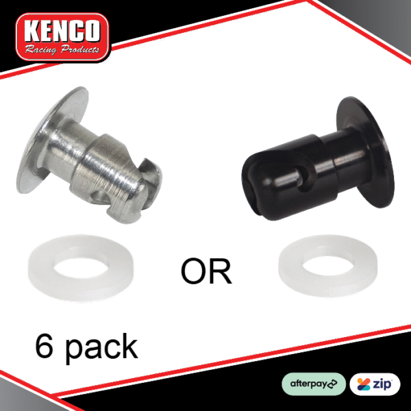 DZUS Quarter Turn - Undercut - 6 Pack - Both