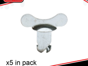 5 x Kenco Steel Wing DZUS Quarter Turn Fasteners 7-16in x .550in