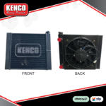 Kenco Modlite Double Pass Aluminium Radiator - BLACK