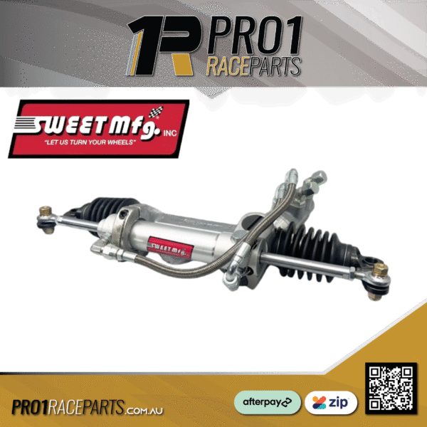 Sweet Manufacturing Custom Center Integrated Rack and Pinion with Rod End - 4in - 19 1-4in or 23in