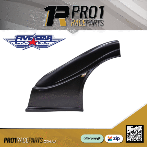 FIVESTAR Left Plastic Dirt Fender - Black FIVESTAR Left Plastic Dirt Fender - Black