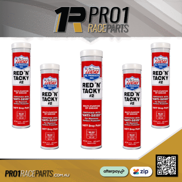 Lucas Oils Red N Tacky Grease - 5pck Lucas Oils Red N Tacky Grease - 5pck
