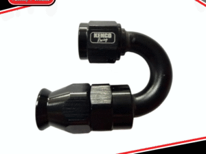 Kenco Racing 180 Degree Nylon PTFE Hose Type Fitting - Black