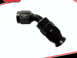 Kenco Racing 45 Degree Nylon PTFE Hose Type Fitting - Black