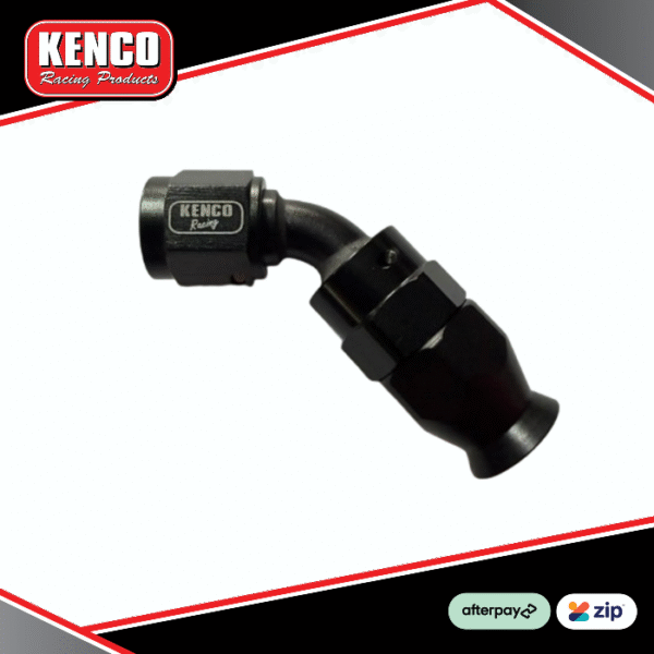 Kenco Racing 45 Degree Nylon PTFE Hose Type Fitting - Black Kenco Racing 45 Degree Nylon PTFE Hose Type Fitting - Black