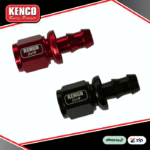 Kenco Racing AN4 Straight Push-Lock Fitting | Red or Black | FREE POST*