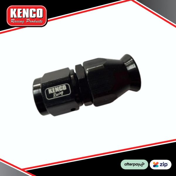 Kenco Racing AN6 Straight Nylon PTFE Hose Type Fitting - Black Kenco Racing AN6 Straight Nylon PTFE Hose Type Fitting - Black