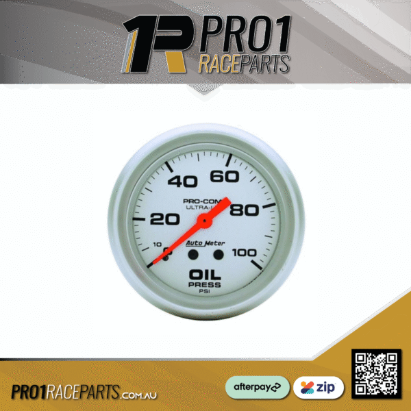 Autometer Mechanical Analog Oil Pressure Gauge