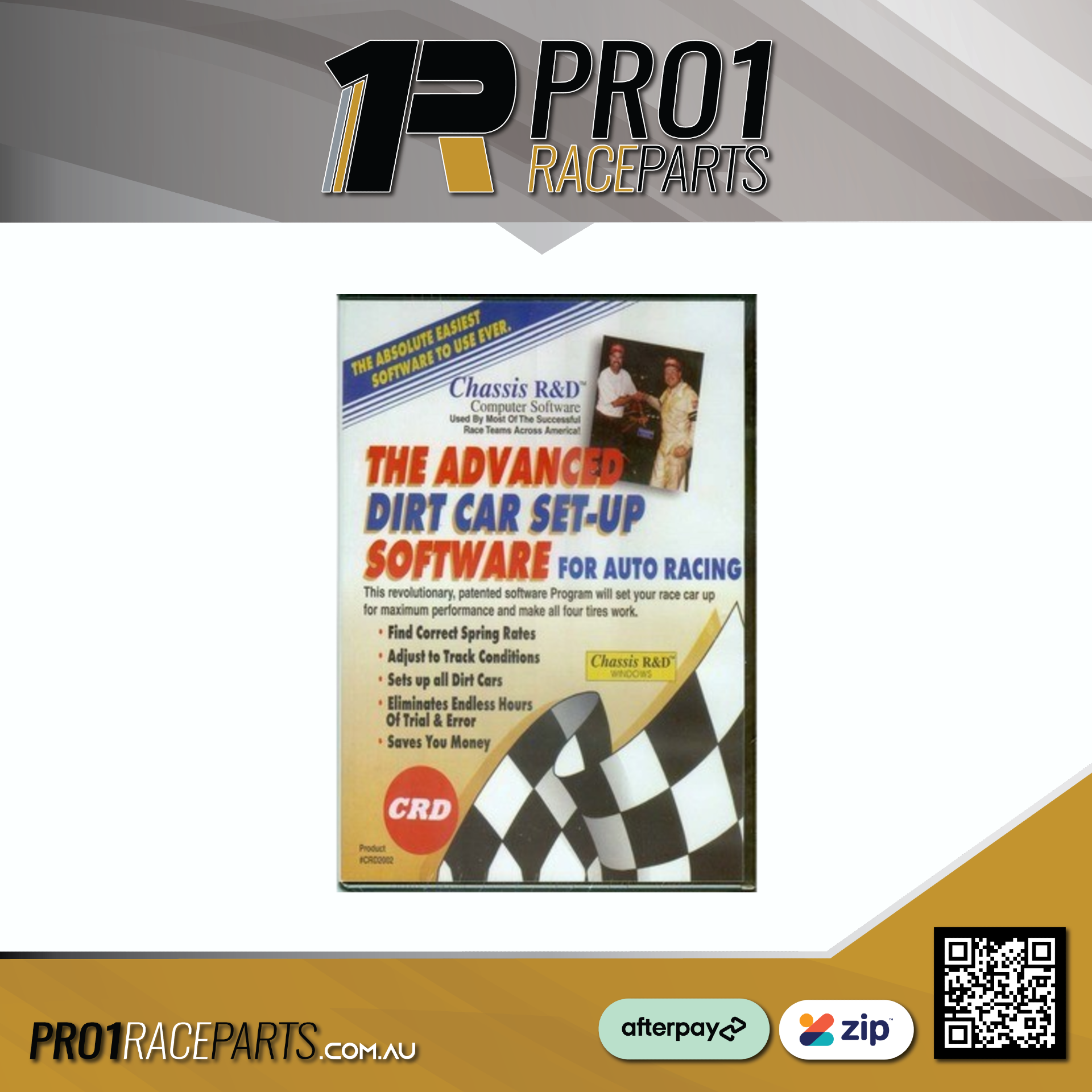 CRD Advanced Dirt Car Setup Software CD CRD Advanced Dirt Car Setup Software CD