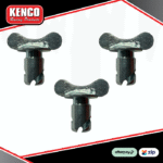 Kenco DZUS Winged Undercut Quarter Turn Fastener - 3pk