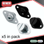 Kenco Racing Self Ejecting Quarter Turn Fastner - 5pk