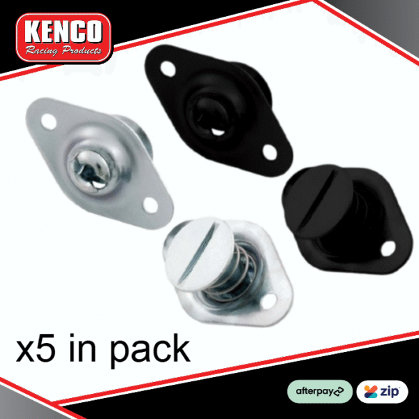 Kenco Racing Self Ejecting Quarter Turn Fastner - 5pk Kenco Racing Self Ejecting Quarter Turn Fastner - 5pk