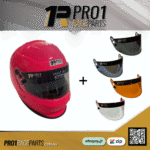Pro1 SNELL 2025 Helmet with Replacement Visor - Hot Pink