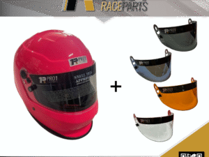 Pro1 SNELL 2025 Helmet with Replacement Visor - Hot Pink