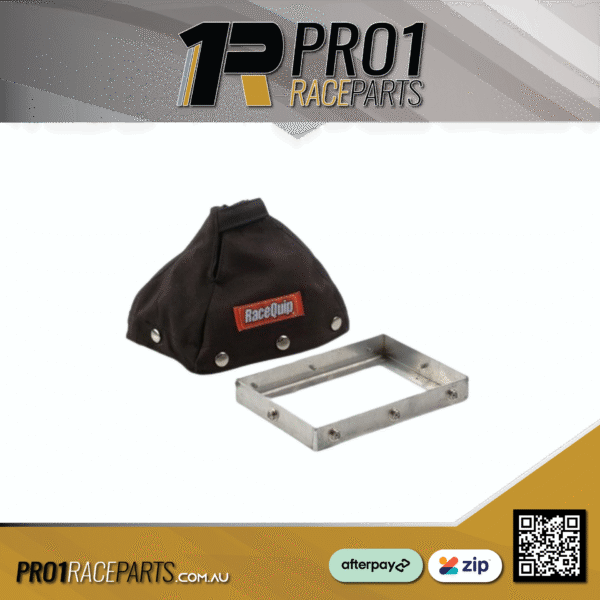 Racequip Gearshift Shifter Boot with Mounting Base Plate - 6 Inch
