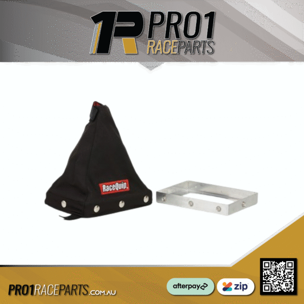 Racequip Gearshift Shifter Boot with Mounting Base Plate - 9 Inch