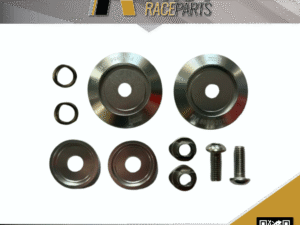 HANS Helmet Anchors for Head and Neck Restraints - Silver