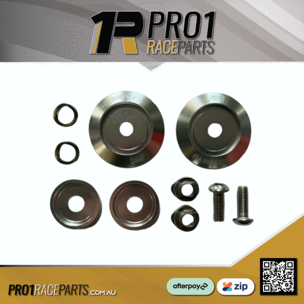 HANS Helmet Anchors for Head and Neck Restraints - Silver