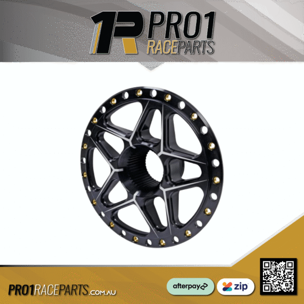 Ti22 Performance 15in Splined Wheel Centre - Black